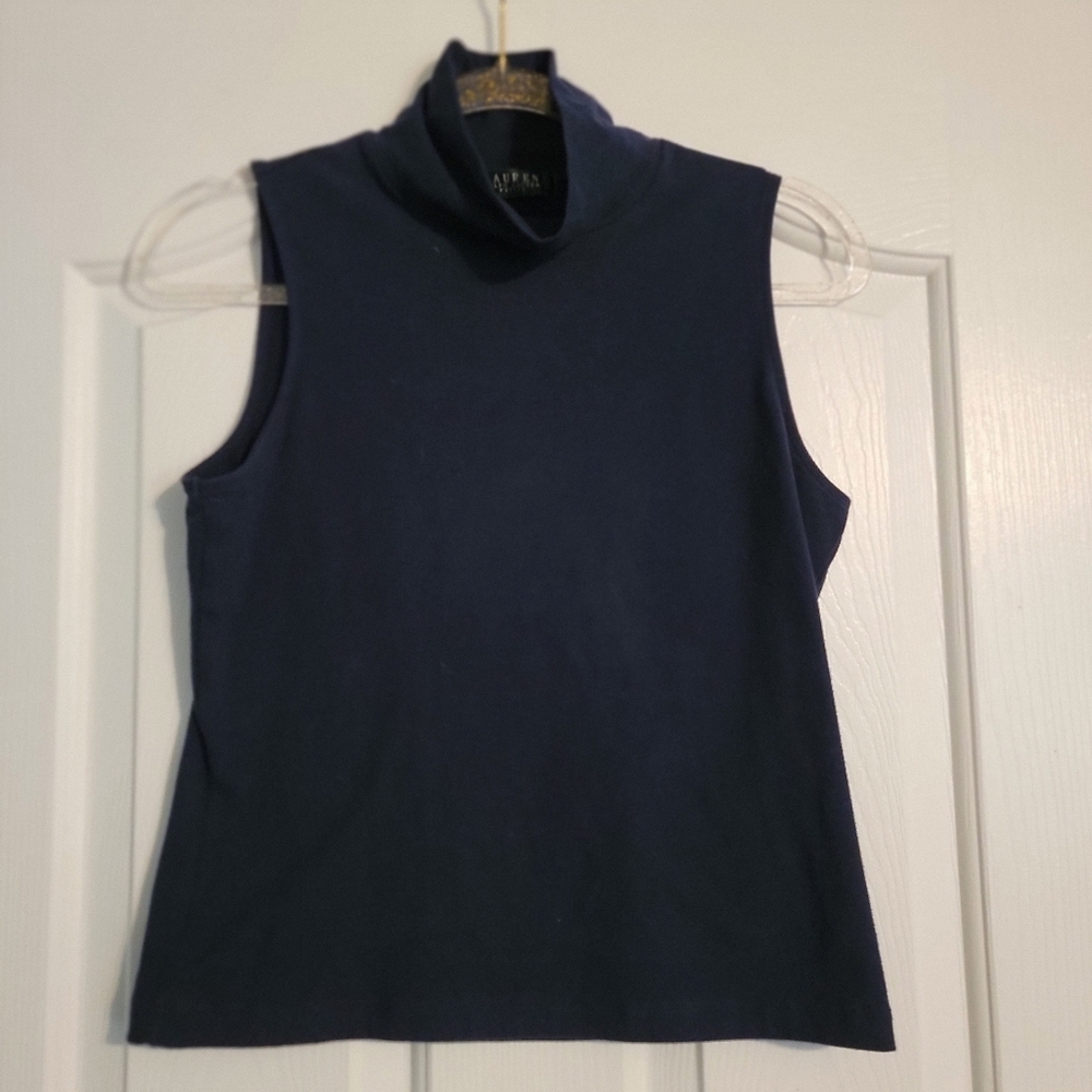 Lauren Ralph Lauren Deep Blue Blouse
